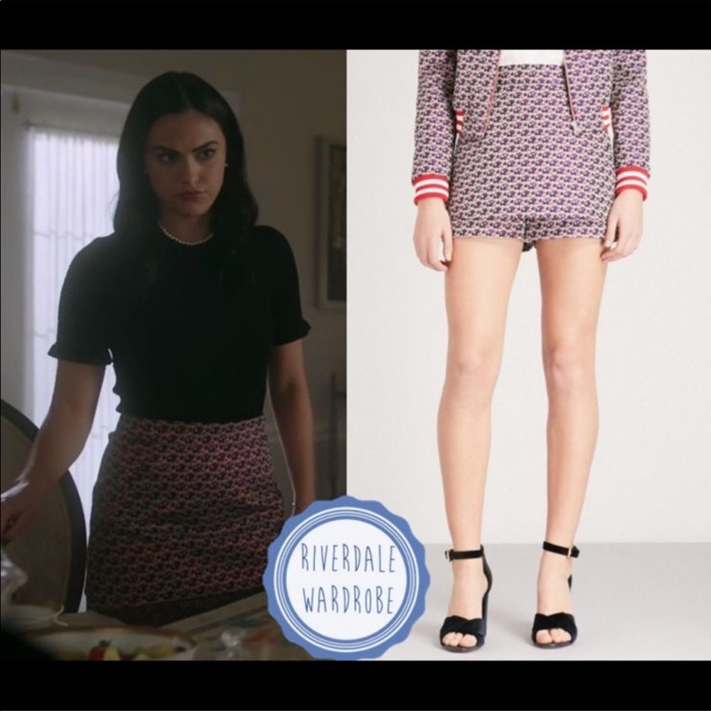 Maje Irosa Jacquard Skort